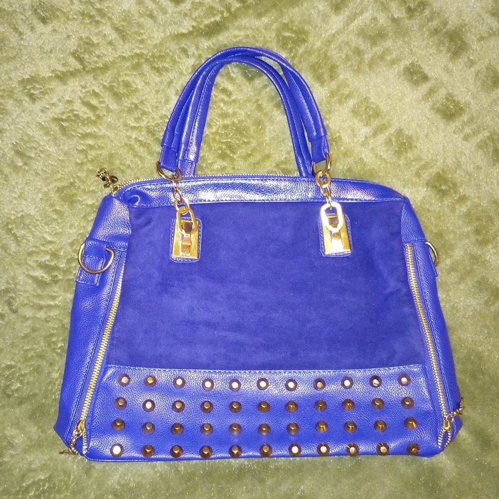 Blue Shoulder Bag